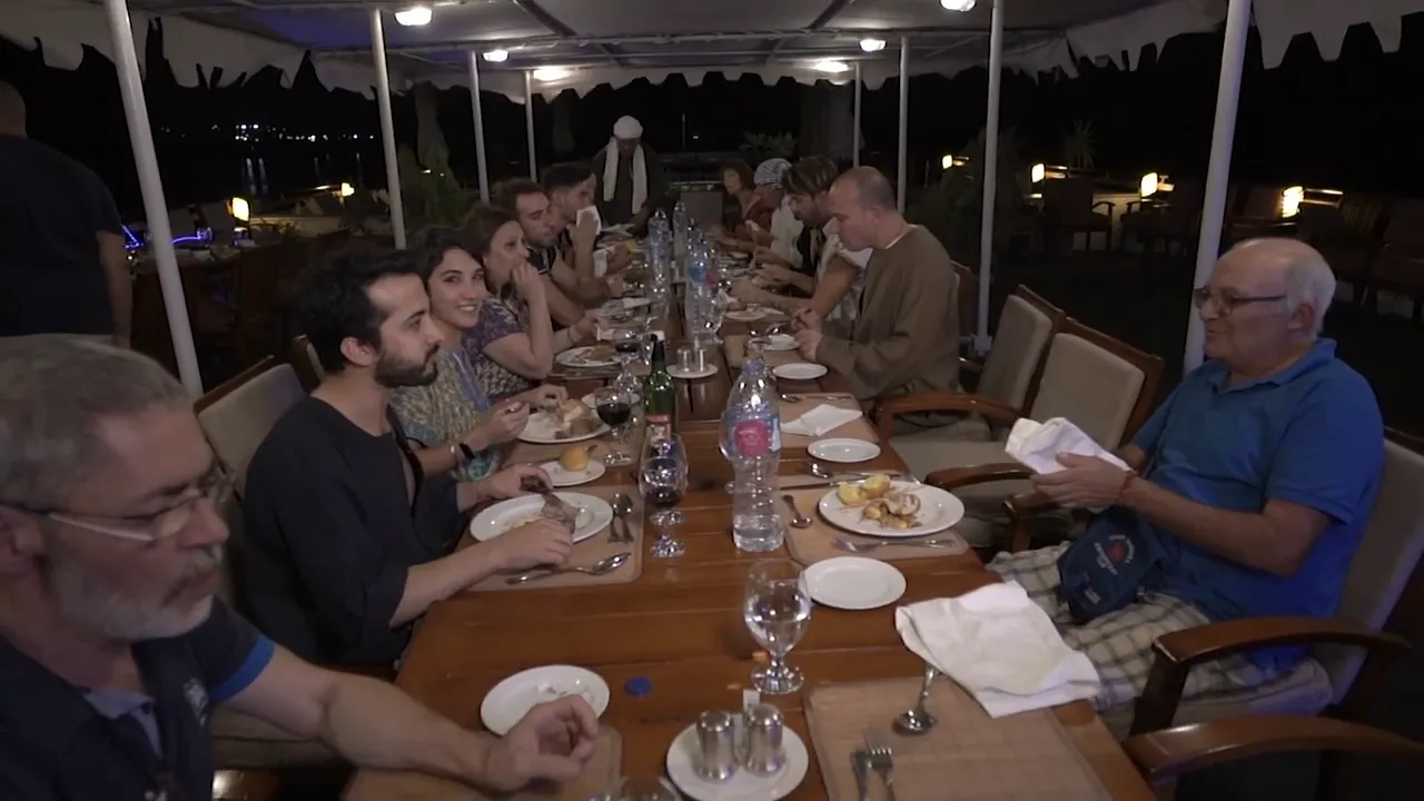 Restaurant aboard the MS Salacia Nile Cruise Nile cruise